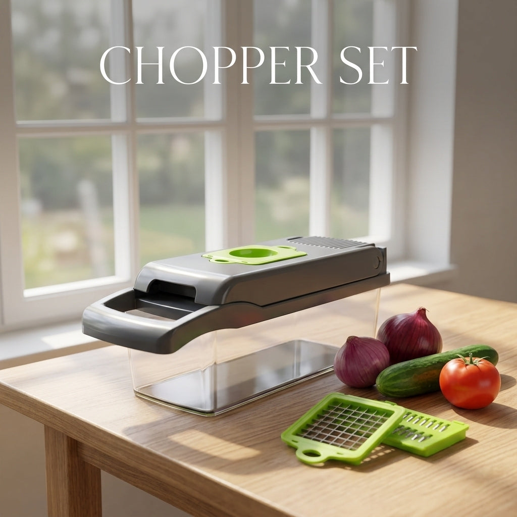 7-in-1 Multifunctional Vegetable Chopper Set