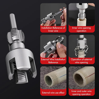 PPR PVC Pipe Thread Cutting Tool Set