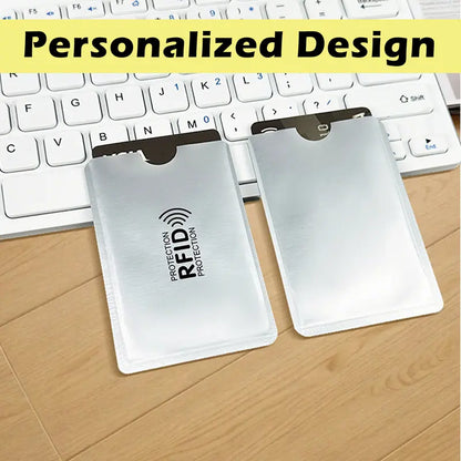 8-Count RFID Blocking Sleeves – Slim Secure Protectors for Credit & ID Cards