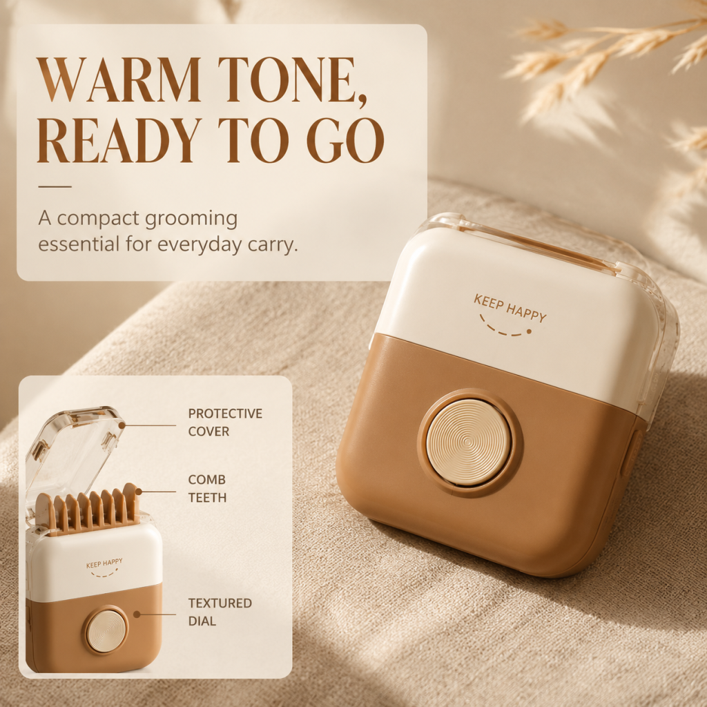 Split End Trimming Comb – 2-in-1 Hair Repair Scissor Comb