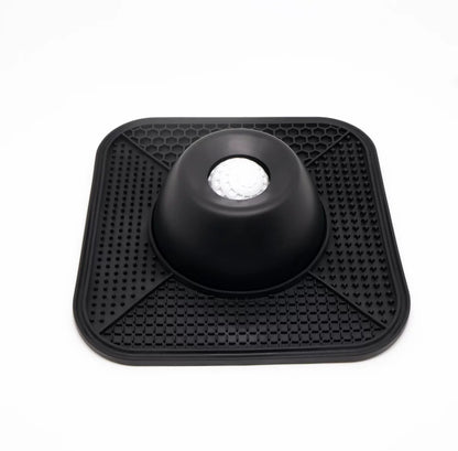 2-in-1 Dog Lick Mat & Slow Feeder Bowl | Anti-Gulp Pet Feeding Station for Anxiety Relief, Digestion & Bloat Prevention