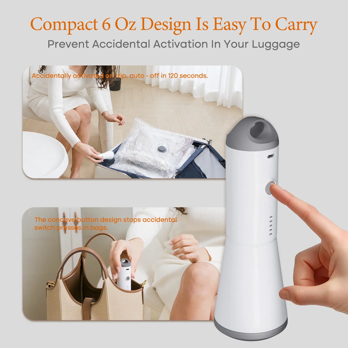 【Summer Vibes】Vacease Cordless Travel Vacuum Bag Set with Rechargeable Pump | 15-Pack Airtight Space Saving Luggage Organizers