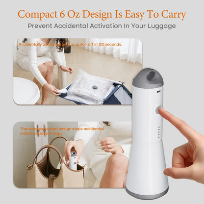 【Summer Vibes】Vacease Cordless Travel Vacuum Bag Set with Rechargeable Pump | 15-Pack Airtight Space Saving Luggage Organizers