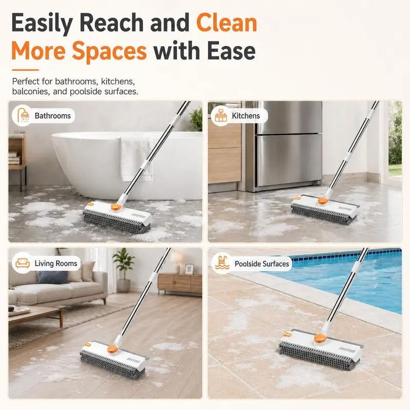 3-in-1 Floor Scrub Brush