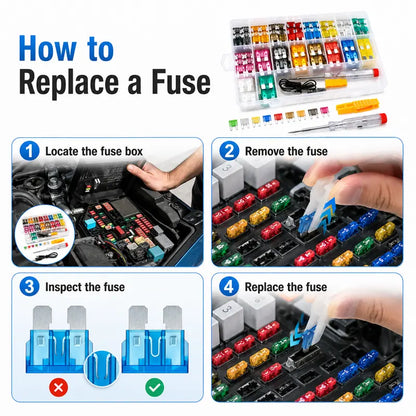 Automotive Blade Fuse Kit (180/306 Pcs)