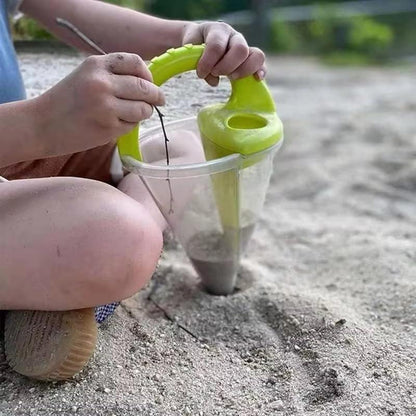 Kids' Transparent Sand & Water Funnel Toy | 2-in-1 Ergonomic Beach Digger & Pourer for Sandbox & Sensory Play