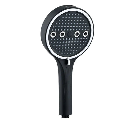 Modern Matte Black Handheld Shower Head – High-Pressure Bathroom Fixture