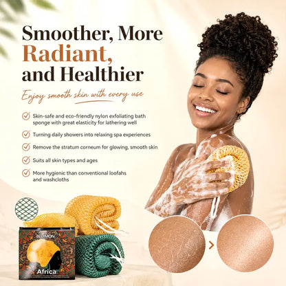 Authentic African Exfoliating Net Sponge