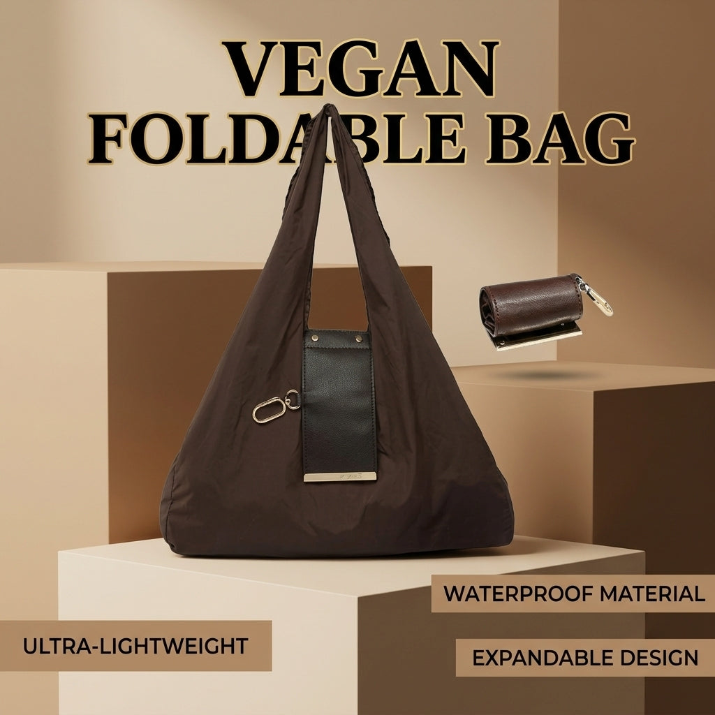 Foldable Expandable Mini Tote Bag
