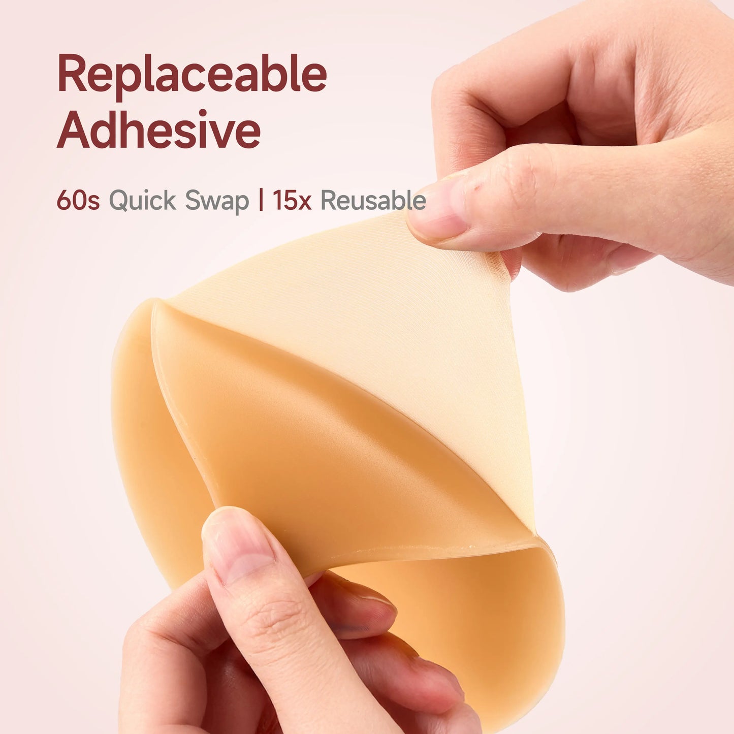 Invisible Reusable Silicone Nipple Covers – Breathable, Hypoallergenic Adhesive Pasties for Backless & Strapless Outfits