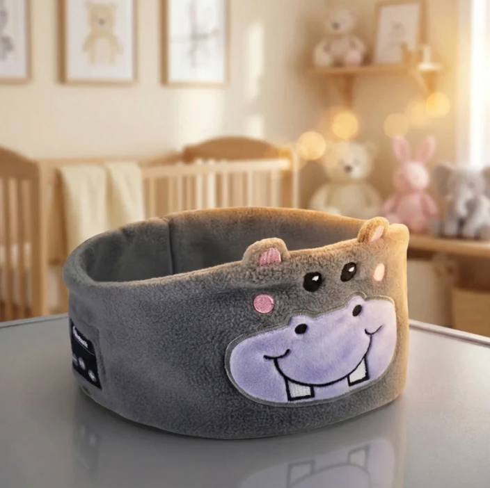 Children’s Plush Bluetooth Sleep Headband – Ultra-Soft Wireless Audio Mask for Bedtime, Travel, and Soothing Sound – Adorable Animal Designs