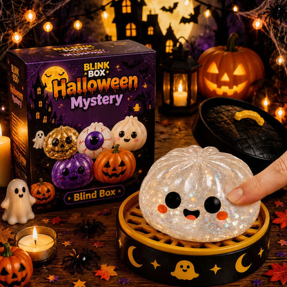 Halloween Ghost Dumpling Squeeze Toy Set