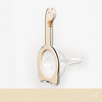 2-in-1 Funnel Filter with Handle - 120 Mesh Double-Layer Heat-Resistant Juice & Yogurt Strainer