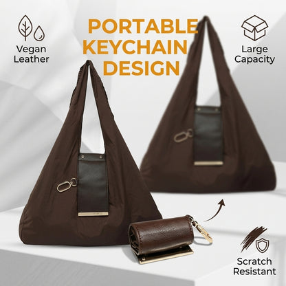 Foldable Expandable Mini Tote Bag