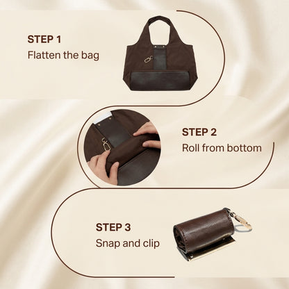 Foldable Expandable Mini Tote Bag