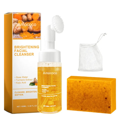 Turmeric Brightening Face Wash & Soap Bar