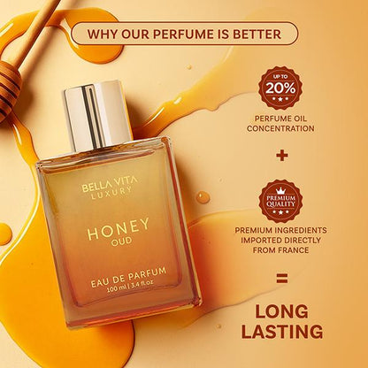 Bella Vita Luxury's Honey Oud | Eau de Parfum 100ml (3.4 fl oz)