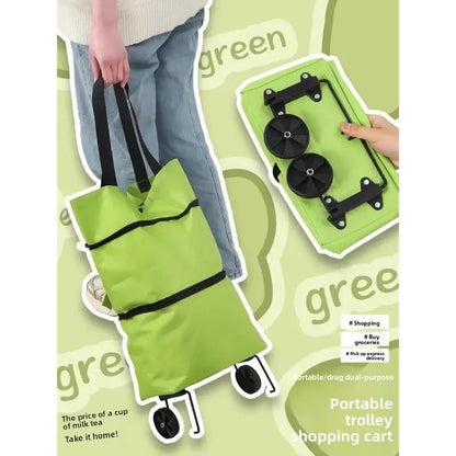 Lightweight Foldable Shopping Trolley