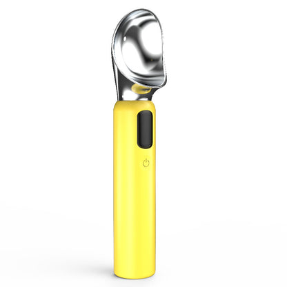 Heated Ice Cream Scoop with LED Temperature Display – 3 Heat Levels (120/140/160°F), IPX7 Waterproof & Rechargeable – Perfect Tool for Hard Ice Cream