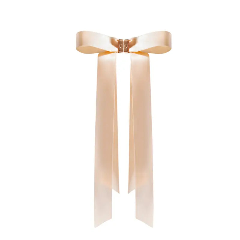 Premium Magnetic Ribbon Bow Hair Clip – Elegant Satin Bow for Effortless Hairstyling & Sophisticated Updos – Damage-Free & Secure Hold
