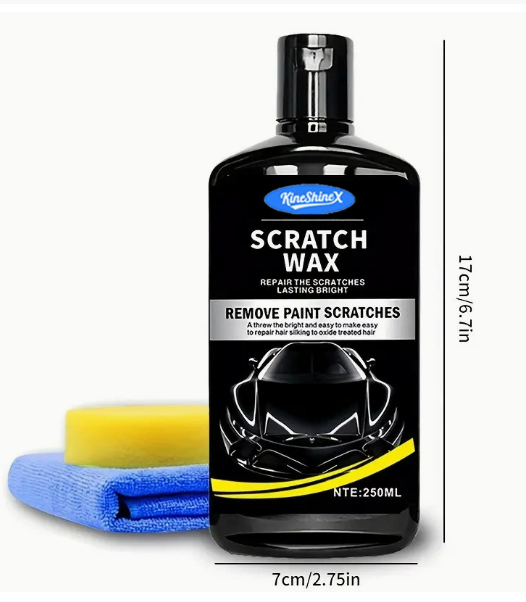 Universal Car Scratch Repair Wax Kit – Professional Paint Surface Restorer for Auto Body, Swirl & Scuff Remover (250ML)