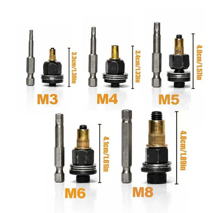 Rivet Nut Set (Sizes M3–M8, Carbon Steel)