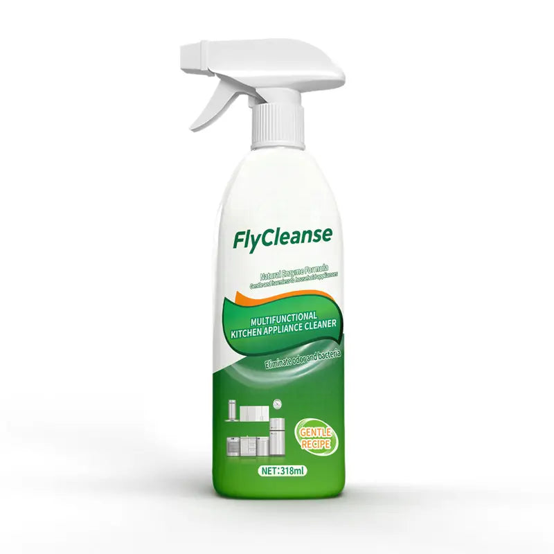 Natural Enzyme Formula Kitchen Cleaning Spray - Fast-Acting Household Grease & Mold Remover Liquid, for Kitchen Stoves & Range Hoods, 318 ml Bottle, 24-Month Shelf Life, Father's Day Gift Idea,summerwins