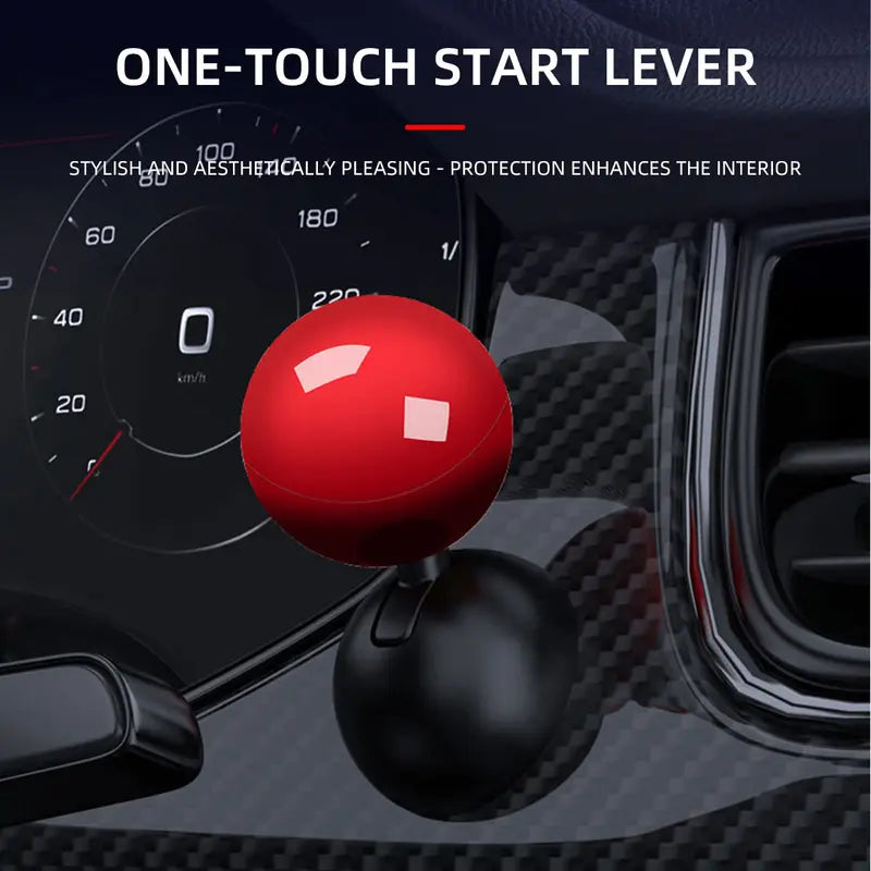 Tactile Start-Stop Joystick Lever – Premium Automotive Push-Button Ignition Upgrade for a Sleek, Cockpit-Inspired Interior