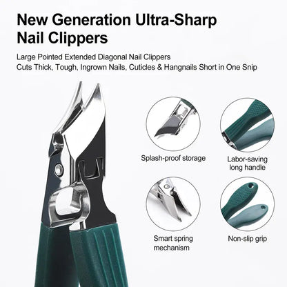 3-Piece Eagle Beak Beveled Nail Clipper Set