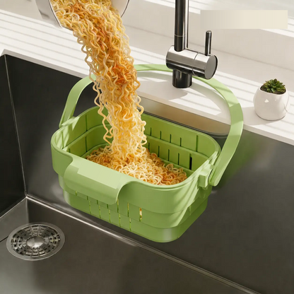 Stainless Steel Corner Kitchen Sink Strainer Basket