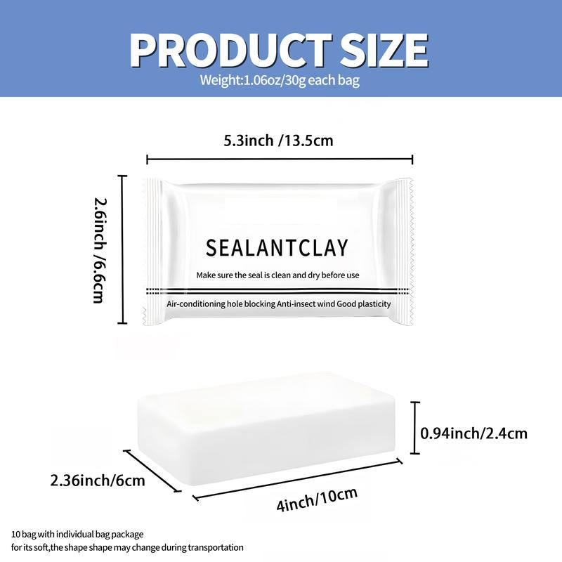 Waterproof Sticky Sealant Clay for Wall Holes & Pipe Gaps