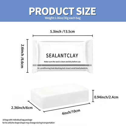 Waterproof Sticky Sealant Clay for Wall Holes & Pipe Gaps