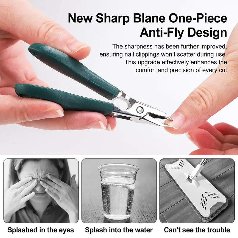 3-Piece Eagle Beak Beveled Nail Clipper Set