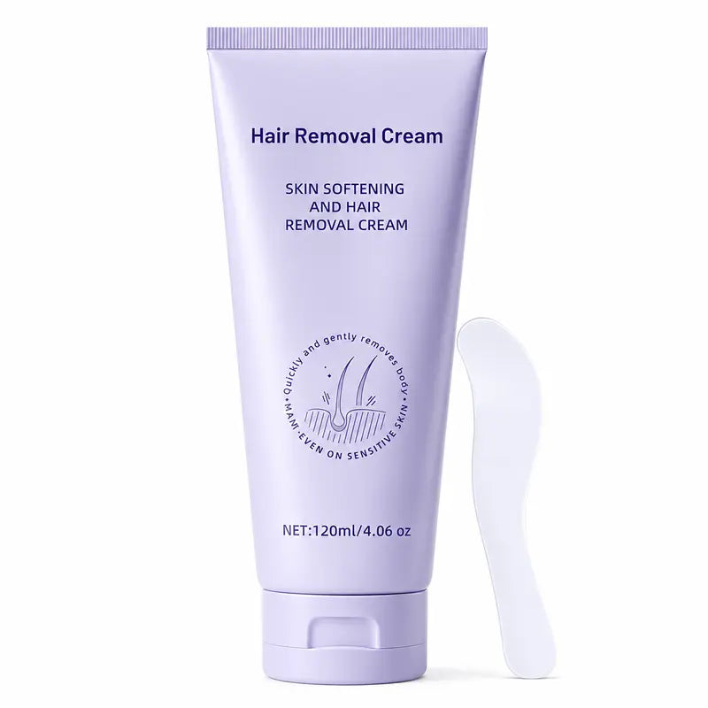 Gentle Hair Removal Cream for Sensitive Skin – Fast & Painless Depilatory for Underarm, Bikini & Body – No Razor Bumps, Smooth Results in 5-10 Minutes