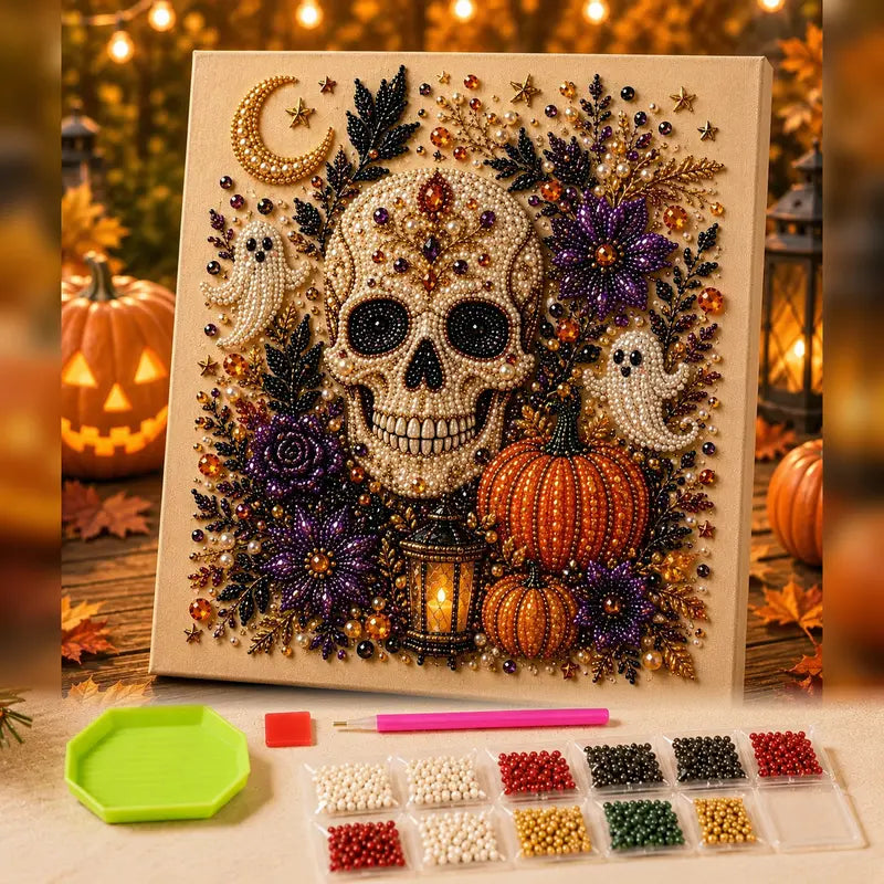 Spooky Cute Ghost 3D Diamond Painting Kit