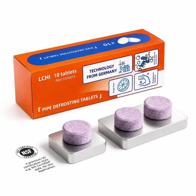 Multi-Functional Pipe Cleaning Tablets for Drains, Washing Machines & Septic Systems
