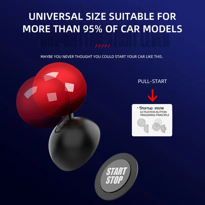Tactile Start-Stop Joystick Lever – Premium Automotive Push-Button Ignition Upgrade for a Sleek, Cockpit-Inspired Interior
