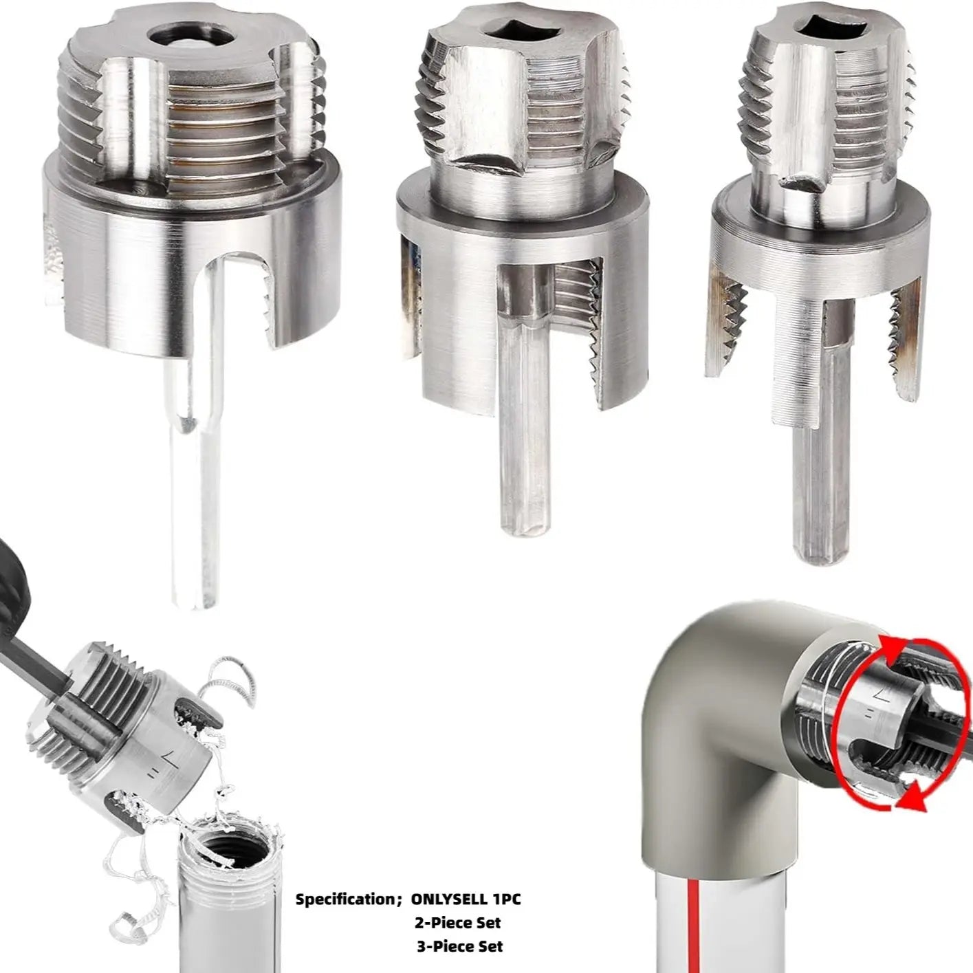 PPR PVC Pipe Thread Cutting Tool Set