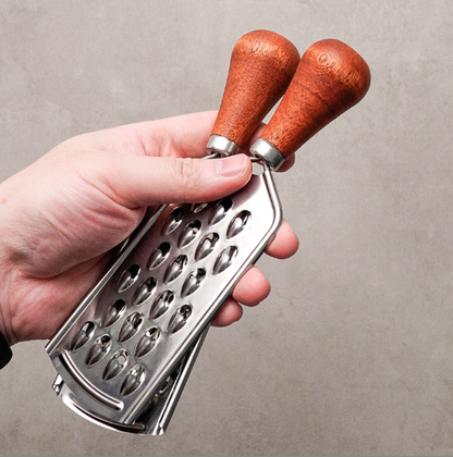 Multi-Function Stainless Steel Grater – All-in-One Shredder & Slicer for Cheese, Ginger, Vegetables & Zest – Versatile Kitchen Tool with Multiple Grating Sizes