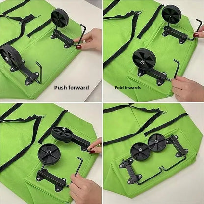Lightweight Foldable Shopping Trolley