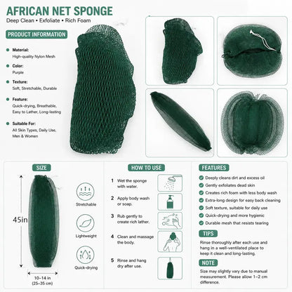 Authentic African Exfoliating Net Sponge