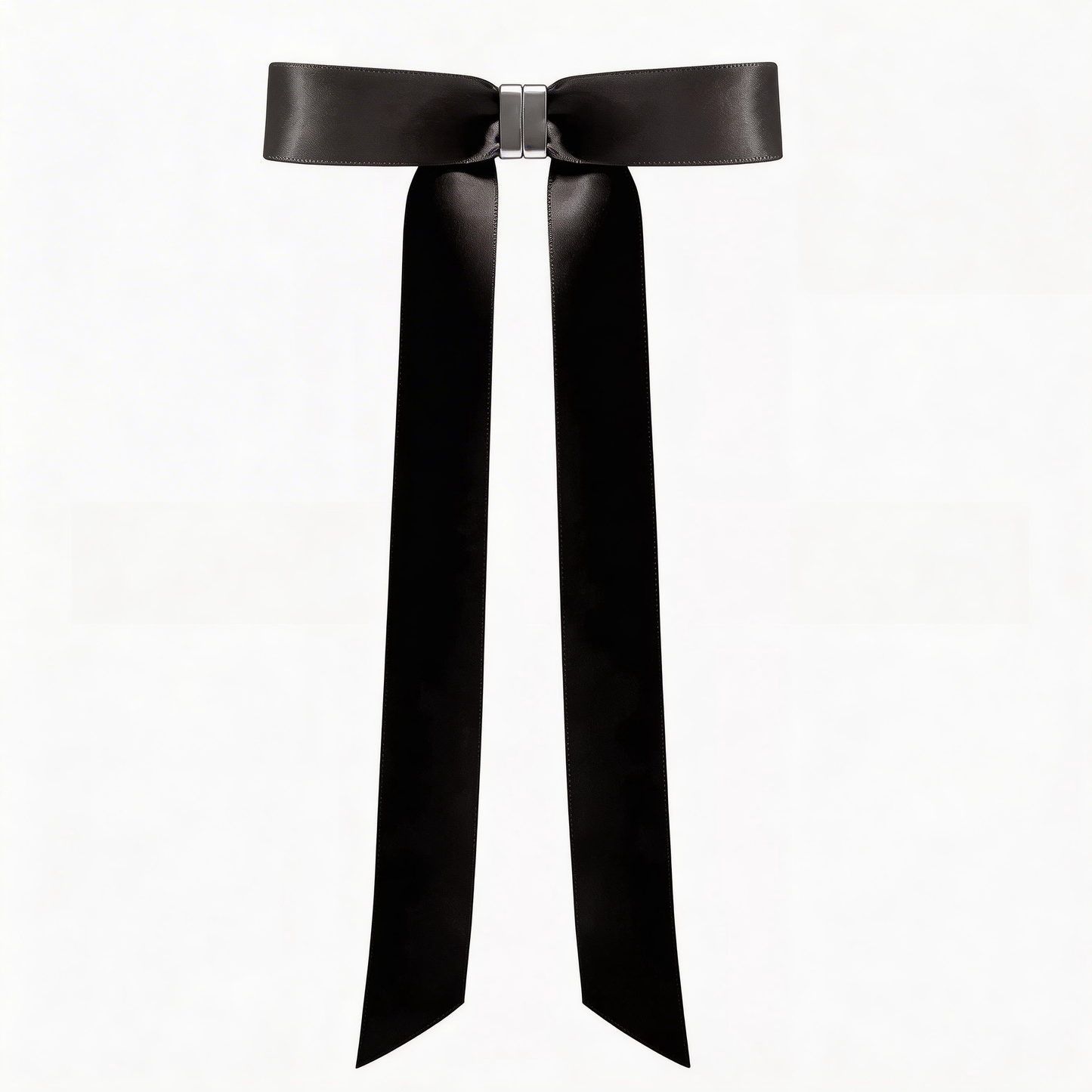 Premium Magnetic Ribbon Bow Hair Clip – Elegant Satin Bow for Effortless Hairstyling & Sophisticated Updos – Damage-Free & Secure Hold