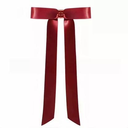 Premium Magnetic Ribbon Bow Hair Clip – Elegant Satin Bow for Effortless Hairstyling & Sophisticated Updos – Damage-Free & Secure Hold
