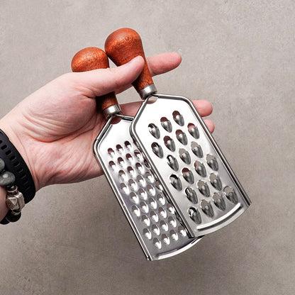 Multi-Function Stainless Steel Grater – All-in-One Shredder & Slicer for Cheese, Ginger, Vegetables & Zest – Versatile Kitchen Tool with Multiple Grating Sizes