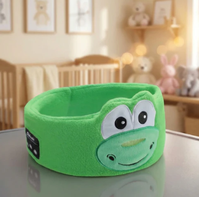 Children’s Plush Bluetooth Sleep Headband – Ultra-Soft Wireless Audio Mask for Bedtime, Travel, and Soothing Sound – Adorable Animal Designs
