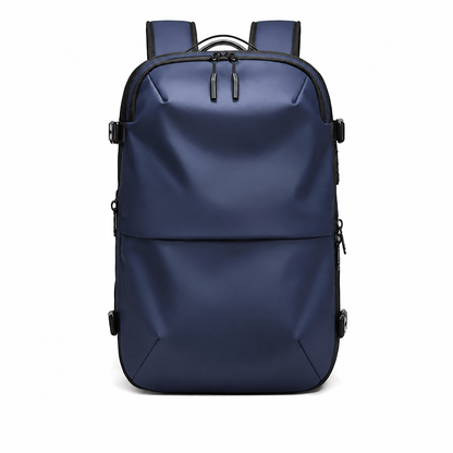 AIRTRAVIA Air Original Travel Backpack | Waterproof Cabin-Approved Carry-On with Built-In Vacuum Compression & TSA Lock | Expandable Matte Black