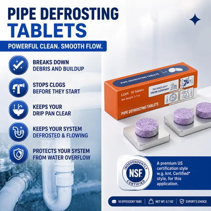 Multi-Functional Pipe Cleaning Tablets for Drains, Washing Machines & Septic Systems