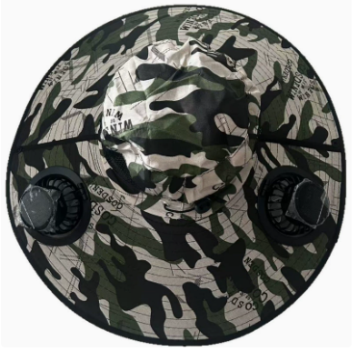 Solar-Powered Cooling Fan Bucket Hat – Dual-Power Rechargeable Sun Protection Hat for Golf, Hiking & Outdoor Events – Lightweight & Water-Resistant Unisex Design