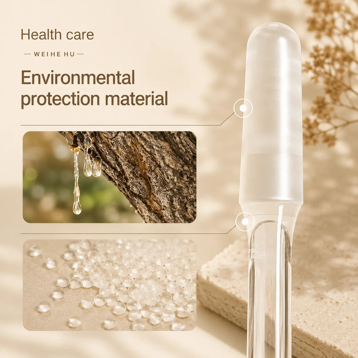 Reusable Sticky Ear Cleaning Stick - Soft Adhesive Tip Earwax Remover for Dry Earwax, Portable Washable Ear Cleaner & Safe Ear Hygiene Tool Set