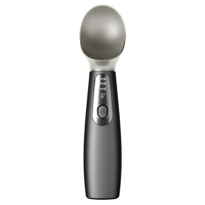 Heated Ice Cream Scoop with LED Temperature Display – 3 Heat Levels (120/140/160°F), IPX7 Waterproof & Rechargeable – Perfect Tool for Hard Ice Cream